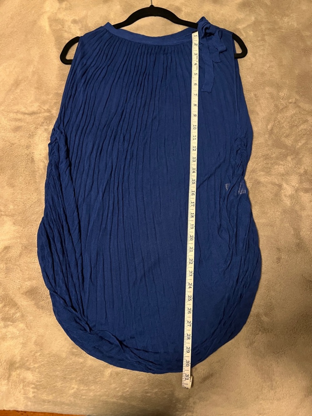 Blue swim cover up size M